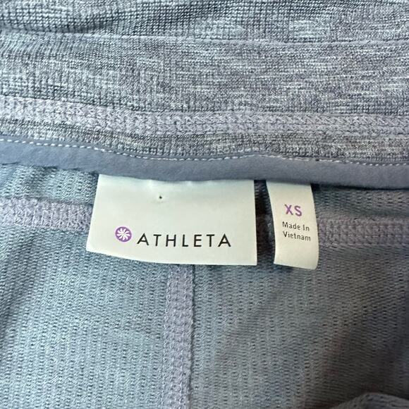Athleta Marled Knit Downplay Mini Skirt Athletic Size XS Blue - Picture 3 of 6